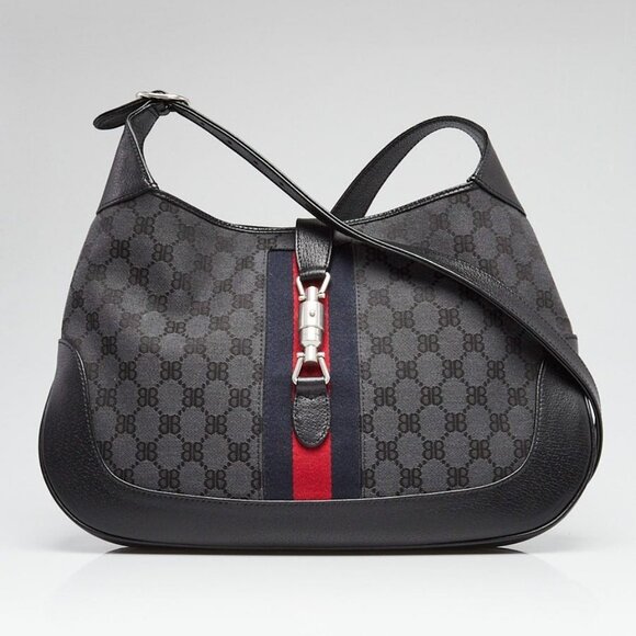 Balenciaga x Gucci Grey/Black Canvas/Leather The Hacker Project 1961 Medium - Picture 4 of 10